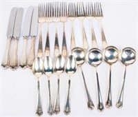 Antique English Sterling Silver Service Sheffield