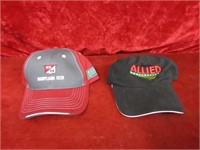 (2)Vintage Farm/seed hats. D/S, Allied.