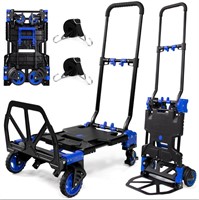 2-1 Folding Hand Truck Dolly,330LBS Capacity Dolly