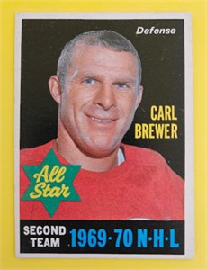 Carl Brewer 1970-71 OPC Second Team All-Star #243