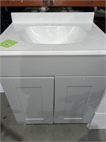 SINGLE SINK VANITY CABINET WITH TOP RETAIL $400