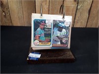 Flip and Turn Photo Album With Few Sports Cards