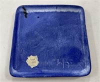 McCarty Double Signed Blue Plate