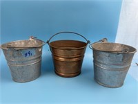Vintage Galvanized Buckets
