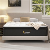 12 King Hybrid Mattress w/ Memory Foam