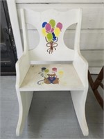 Small Wooden Hand Painted Children's Rocking Chair