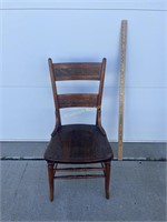 Antique Pressed Back Chair