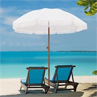 Sun Umbrella with UV 50+  8 Ribs  Easy Tilt