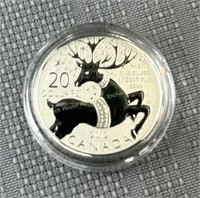 2012 Canada 9999 fine silver 20 dollar coin
