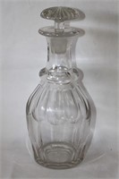 Victorian Single Ring Decanter and Stopper,