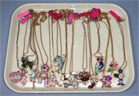 (15) Betsey Johnson Fashion Necklaces