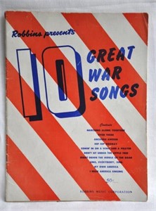Robbins Music Corp. - 10 Great War Songs “to weld