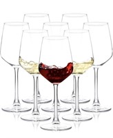 Long Stem Wine Glasses Set of 8, 12oz