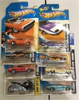 Lot of eight Hot Wheels collector cars.   1733