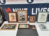 John Wayne framed pictures  and more