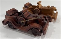 (2) Vintage Wooden ‘20/‘30 Style Collectable Car