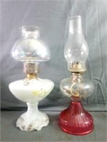 Unique & Beautiful Vintage Oil Lamps 1 with an
