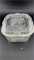 Federal Clear Glass Square Refrigerator Dish w