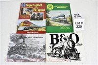 (4) Railroad Books: