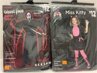 Ghost Face, Miss Kitty Halloween costumes