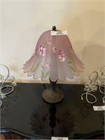 Floral-Decorated Table Lamp