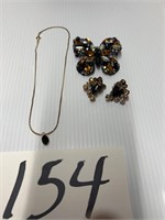 Regency Broach / Necklace / Earring set
