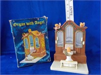 Vintage Organ w/ Angel Christmas music box