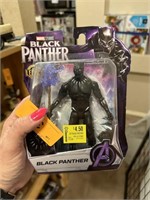 LOT OF 5 BLACK PANTHER ACTION FIGURES