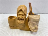 MEERSCHAUM PIPE WITH STAND