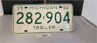 1962  Ohio License Plate