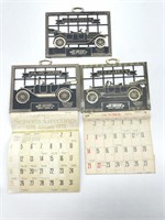 (3) Vintage Advertising Calendars and Calendar