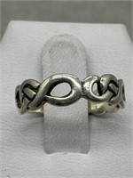 Sterling Silver Tribal Scroll Style Ring