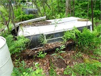 Flatbed Trailer with Truck Cap - Unknown