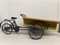 Miniature bicycle and cart