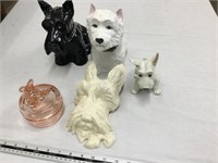 Dog figures and other