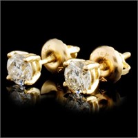 0.72ctw Diamond Earrings in 14K Gold