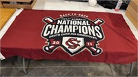 Back to back National champions flag.
