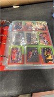 Big binder of NASCAR Collector Drivers cards