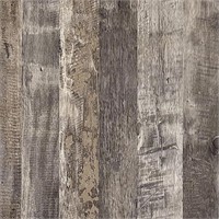 21$-Wood Brown Grey Removable Stick On Wallpaper