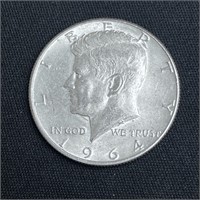 1964 Kennedy Silver Half Dollar