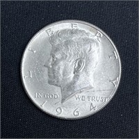 1964 Kennedy Silver Half Dollar