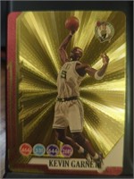 24k gold-plated basketball card. Kevin Garnett