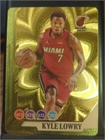 24k gold-plated basketball card Kyle Lowry