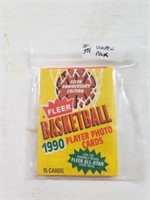 1990 Fleer Basketball Unopen Pack