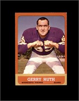 1963 Topps #104 Gerry Huth EX to EX-MT+