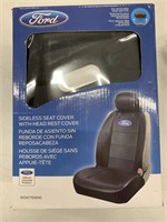 FORD SIDELESS SEAT COVER WITH HEAD REST COVER