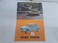 1960s Fiat Dealer Booklets