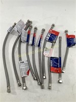 (10) Various Length Faucet Supply Lines