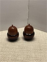 Pair of excellent acorns
