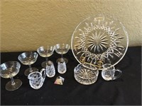 Waterford Serving Plate, Creamer, ash tray & more